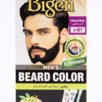 Bigen Men's Beard Color-–-Natural-Black (Damage Packaging)